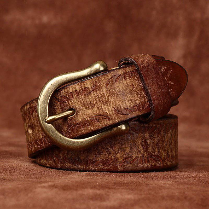 Modern Leather Belt For Women or Men, Meera Model