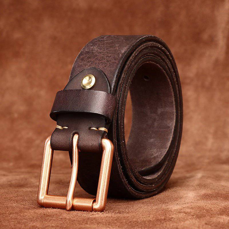 Unique Leather Belt For Women or Men, Nisha Model