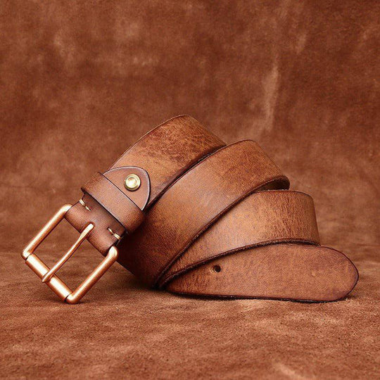 Unique Leather Belt For Women or Men, Nisha Model