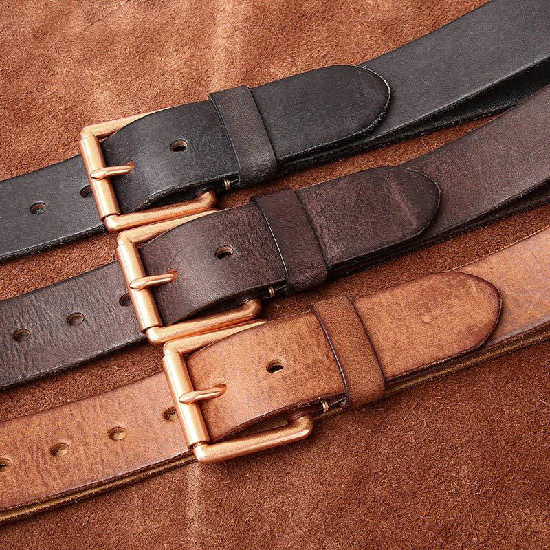 Unique Leather Belt For Women or Men, Nisha Model