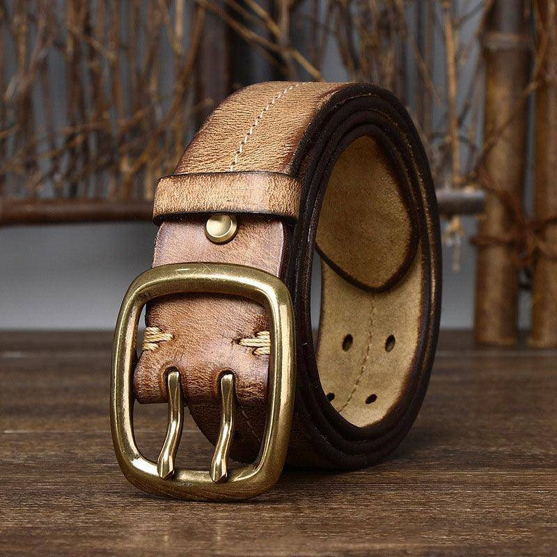 Leather Belt For Women or Men, Pekhrari Model - Leather Purse Backpack