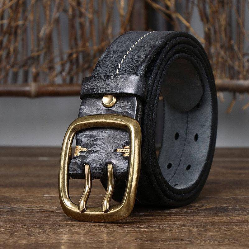 Leather Belt For Women or Men, Pekhrari Model - Leather Purse Backpack