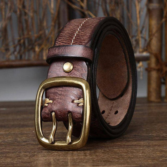 Leather Belt For Women or Men, Pekhrari Model - Leather Purse Backpack