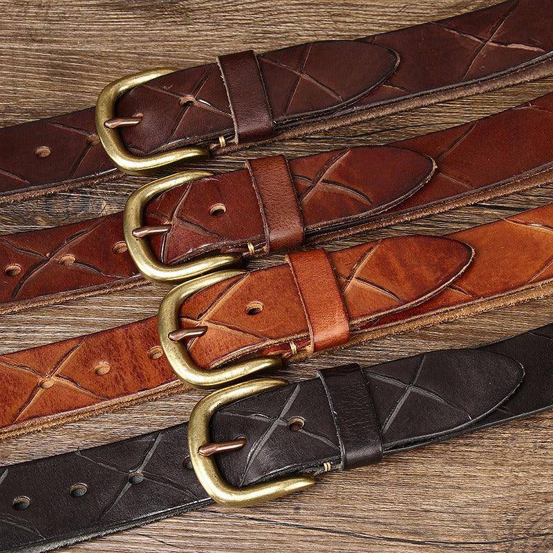 Classic Anil Leather Belt Men's Fashion Accessory