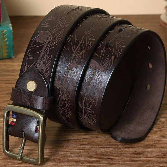 High-quality Leather Belt For Men, Faltusa Model