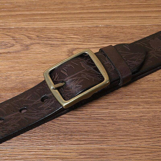 High-quality Leather Belt For Men, Faltusa Model - Leather Purse Backpack