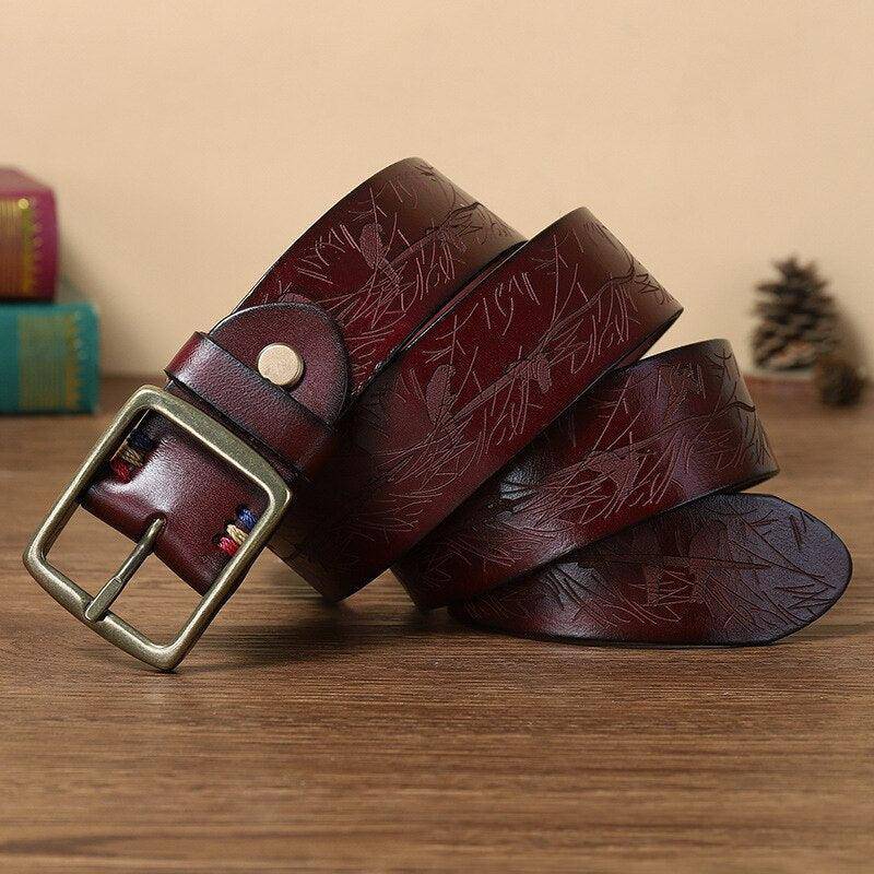 High-quality Leather Belt For Men, Faltusa Model - Leather Purse Backpack