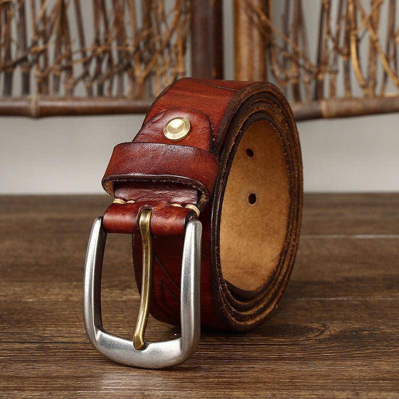 Fashionable Leather Belt For Men, Neha Model - Leather Purse Backpack