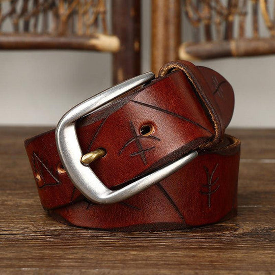 Fashionable Leather Belt For Men, Neha Model - Leather Purse Backpack