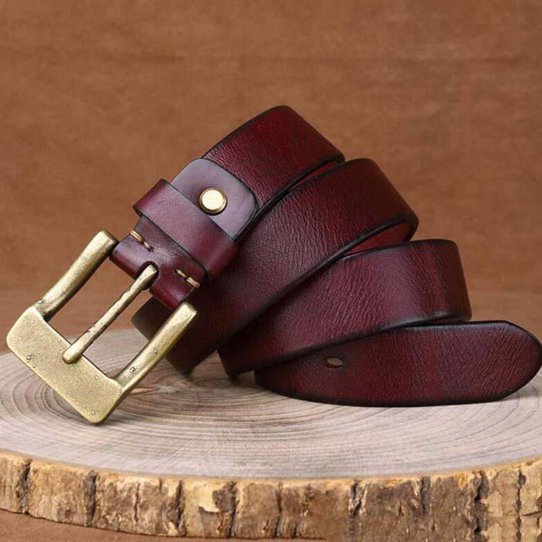 Designer Leather Belt For Men, Ramthia Model - Leather Purse Backpack