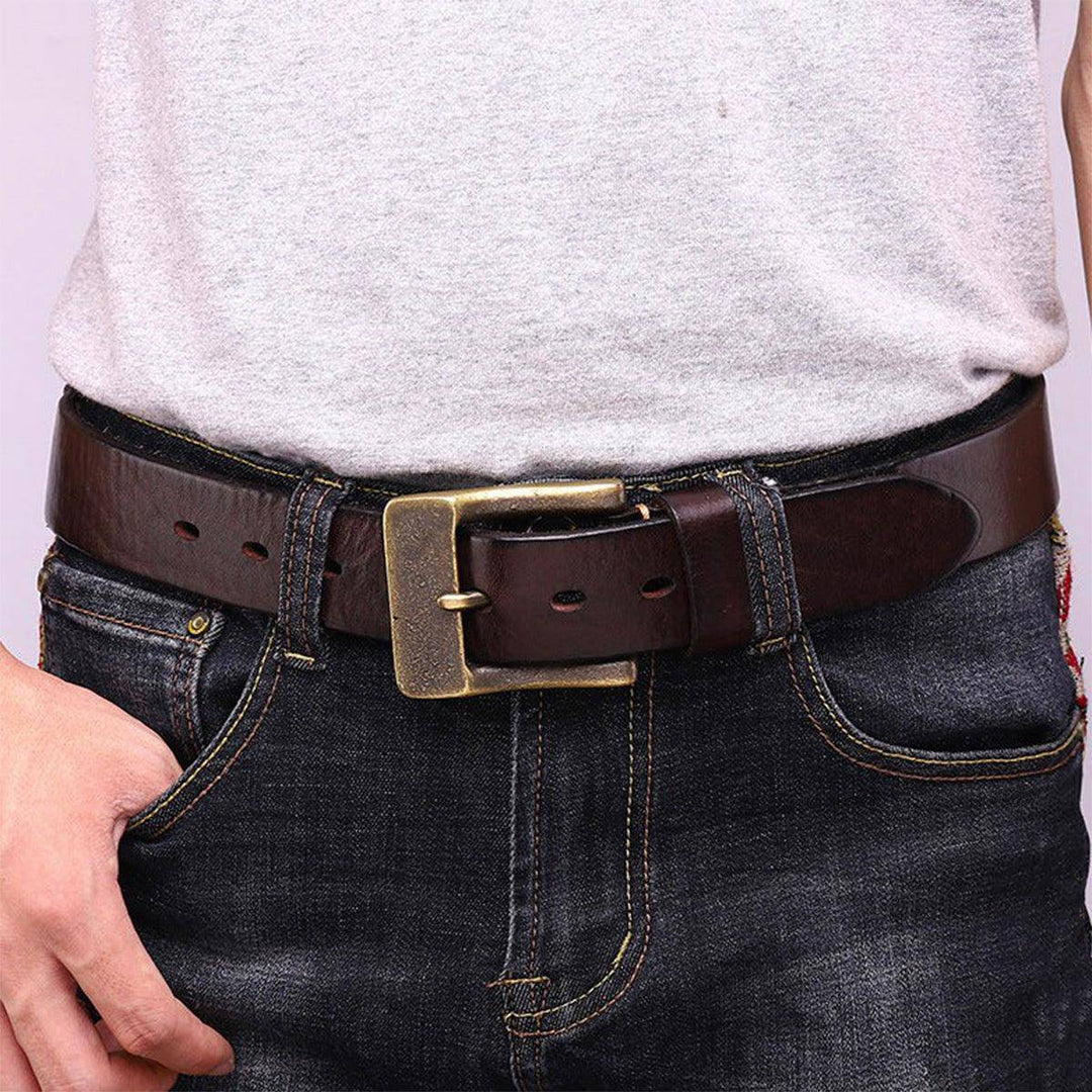 Designer Leather Belt For Men, Ramthia Model - Leather Purse Backpack