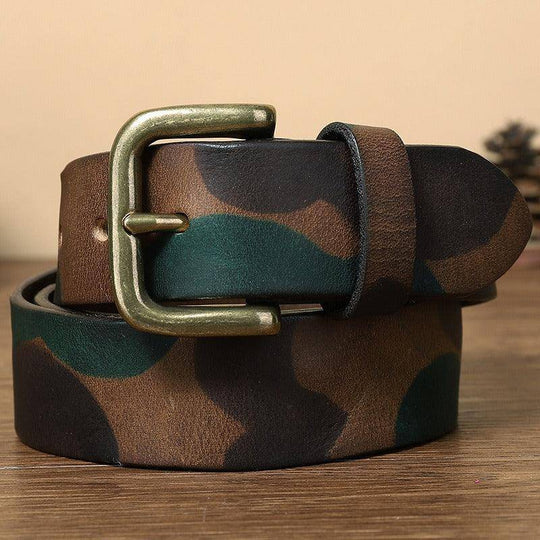 Handmade Leather Belt For Men, Varun model