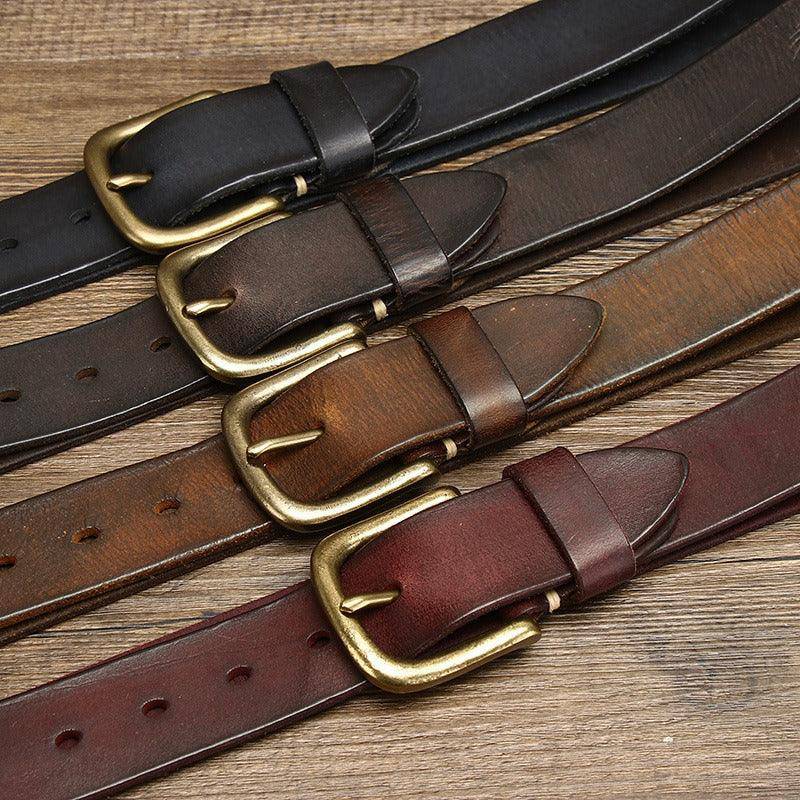 High-quality Leather Belt For Men, Vijay Model - Leather Purse Backpack