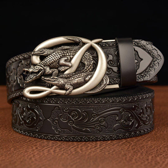 Esprit Animal Belt With Buckle In The Shape of Three Crocodiles, Ross Model