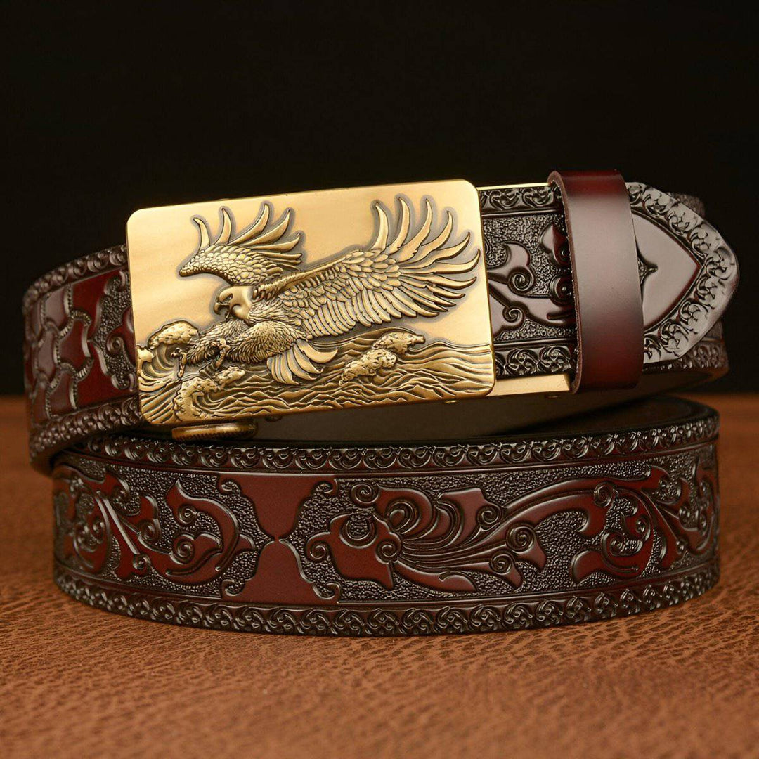 Esprit Animal Belt With Eagle and Waves Pattern, Jude Model