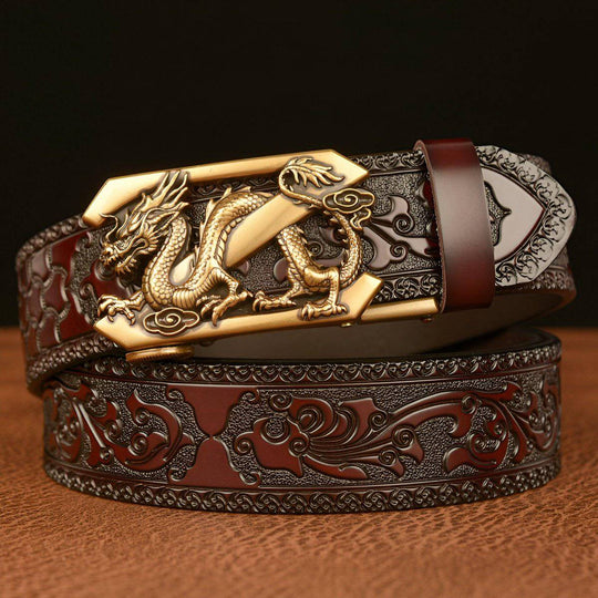 Esprit Animal Belt With Dragon Pattern With Letter Z, Tyler Model - Leather Purse Backpack