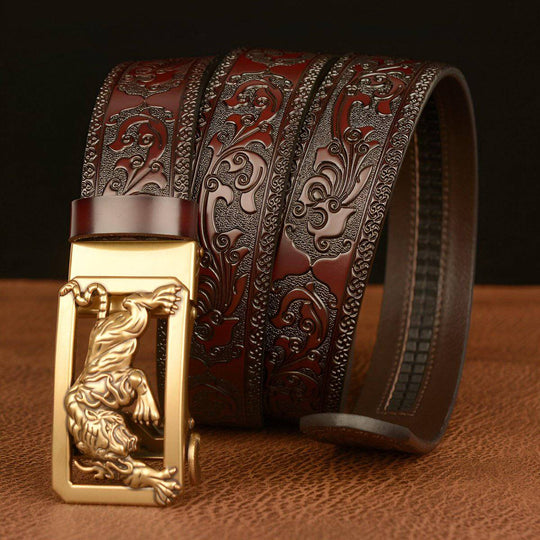 Esprit Animal Belt With Tiger Pattern, Kamoni Model