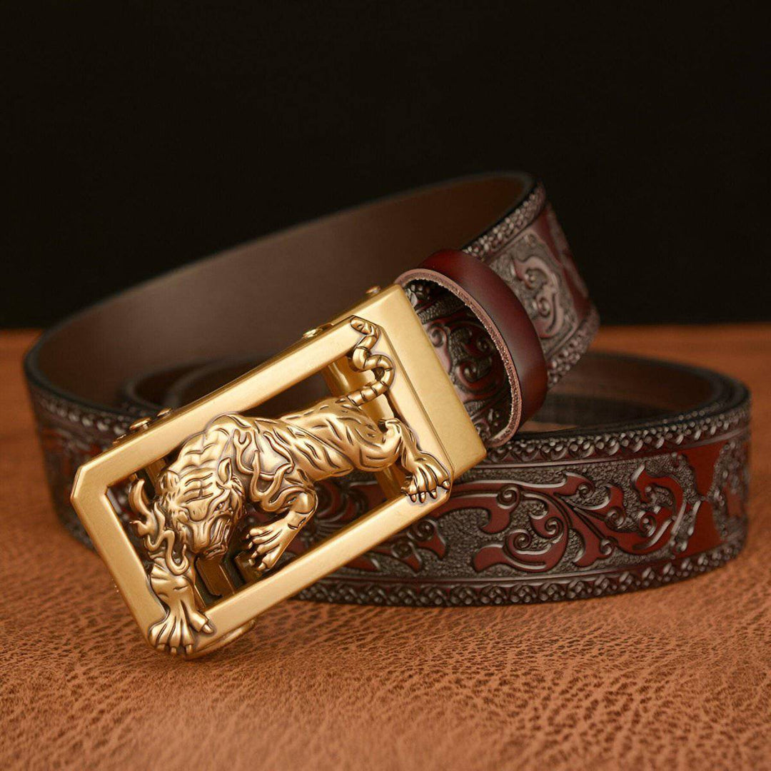 Esprit Animal Belt With Tiger Pattern, Kamoni Model