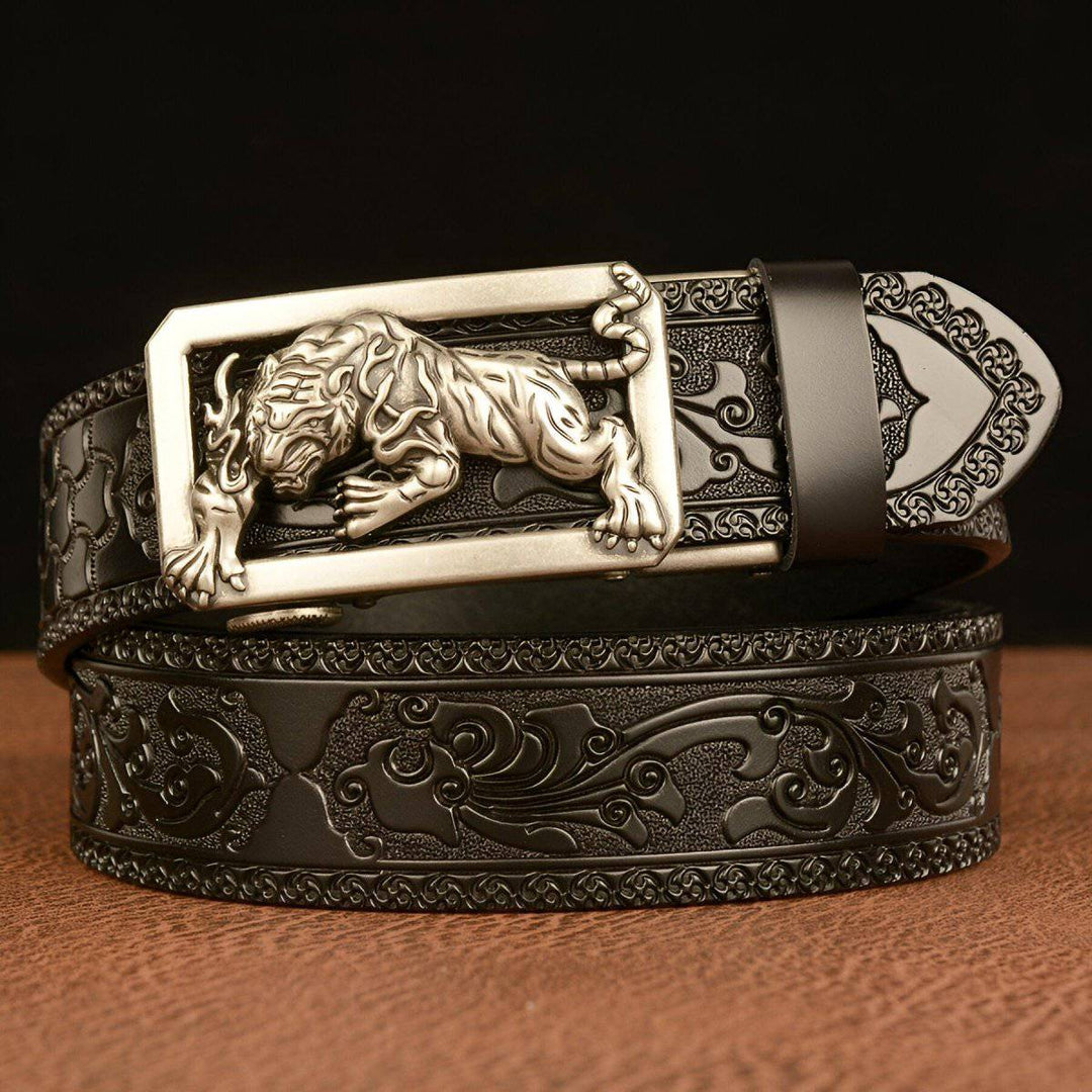 Esprit Animal Belt With Tiger Pattern, Kamoni Model