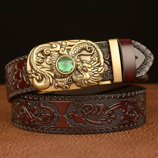 Esprit Animal Belt Decorated With A Dragon Pattern Stone, Finley Model