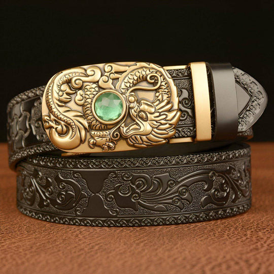 Esprit Animal Belt Decorated With A Dragon Pattern Stone, Finley Model