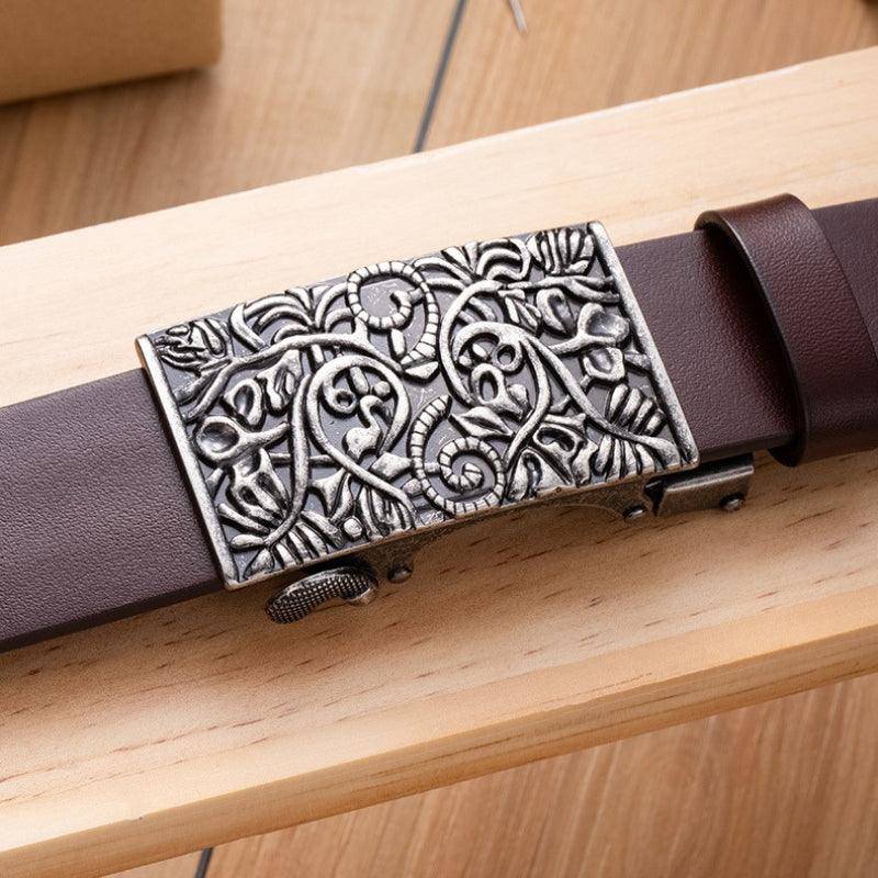 Leather Western Belt For Women or Men, Gesupo Model