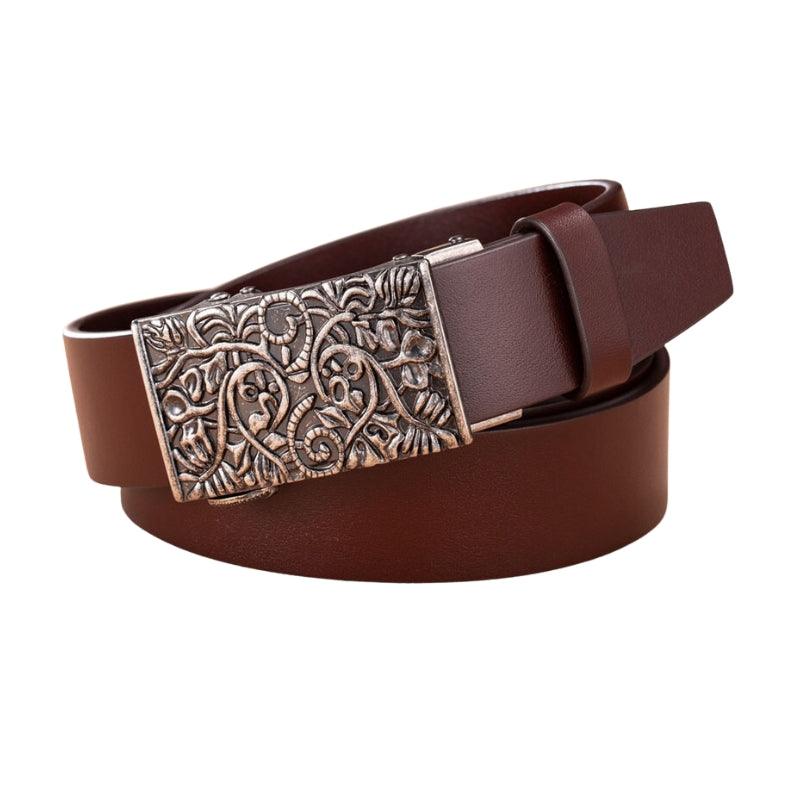 Leather Western Belt For Women or Men, Gesupo Model