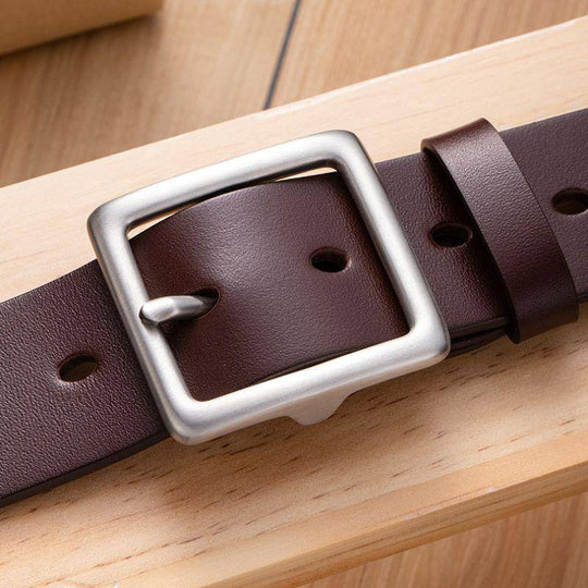 Large Size Belt For Women or Men, In Full Grain Leather