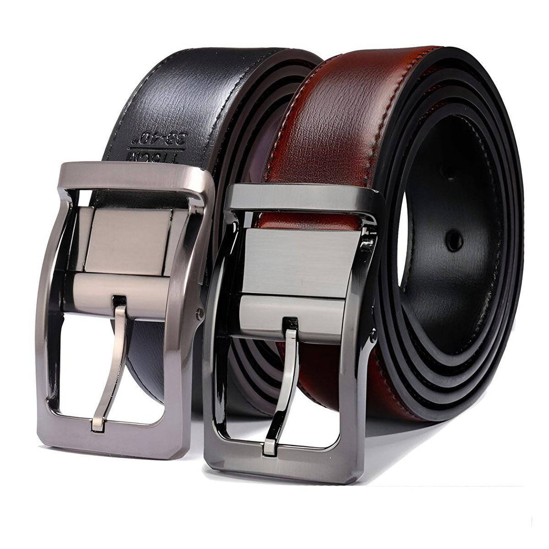 Reversible 2 In 1 Leather Belt For Men, Millano Model