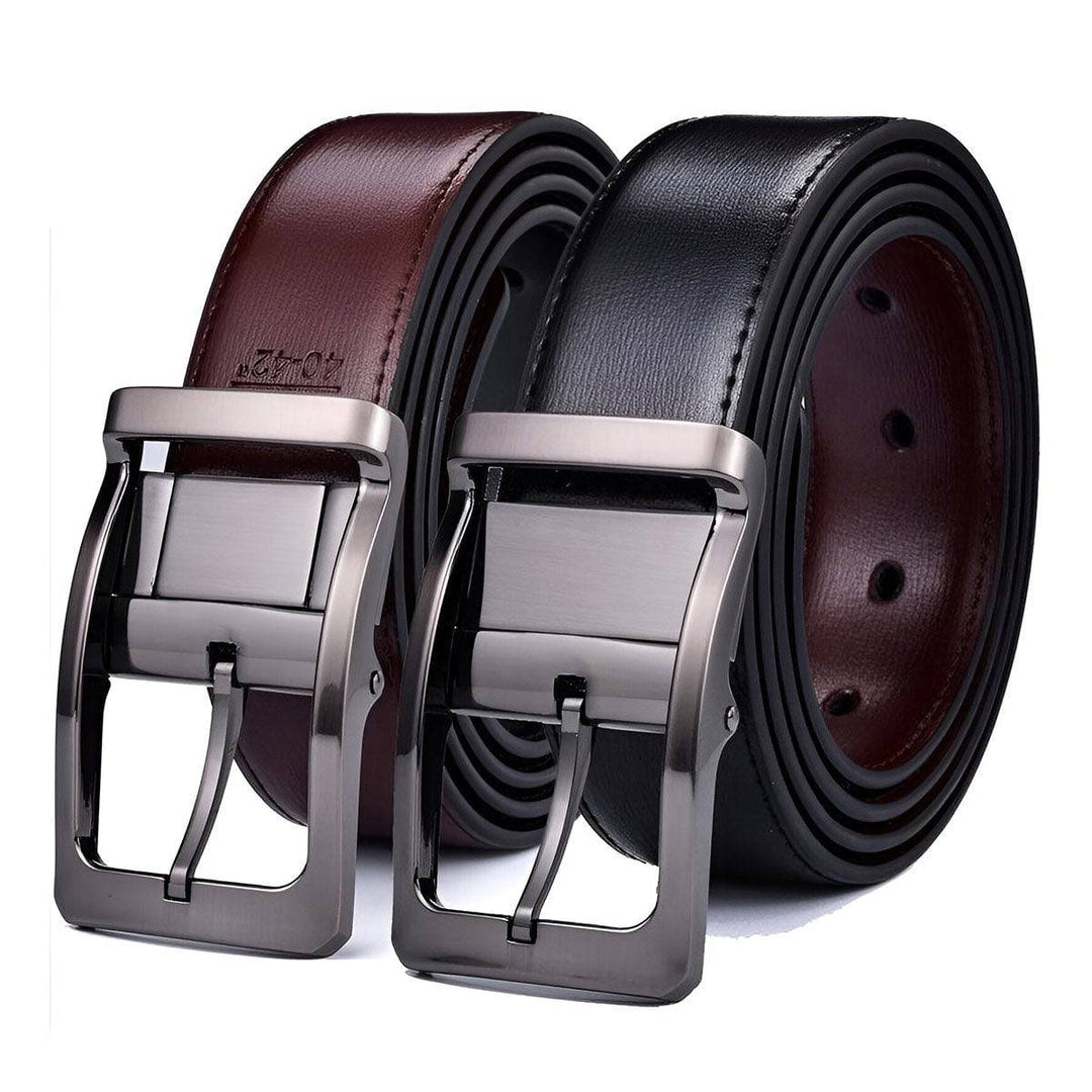 Reversible 2 In 1 Leather Belt For Men, Millano Model - Leather Purse Backpack