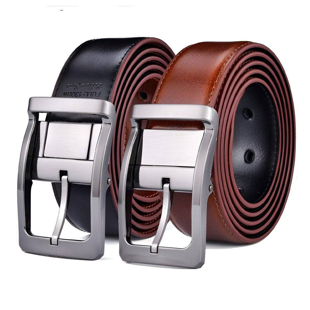 Reversible 2 In 1 Leather Belt For Men, Millano Model - Leather Purse Backpack