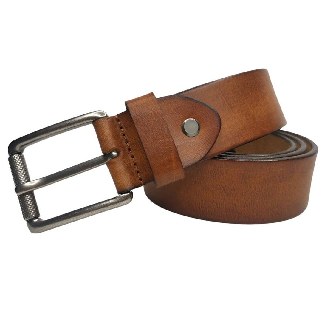 Soft Full-grain Leather Belt For Men, Enrico Model - Leather Purse Backpack