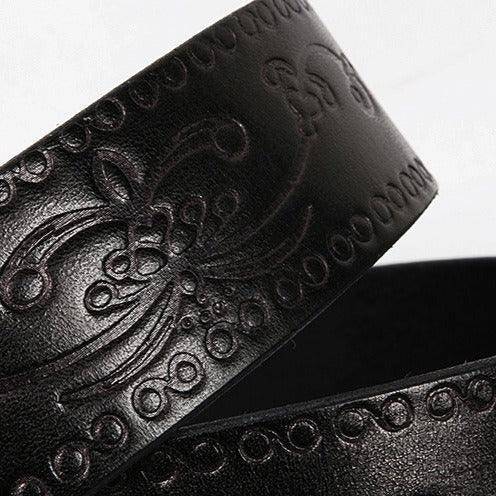 Custom Western Leather Belt For Men, Osyka Model