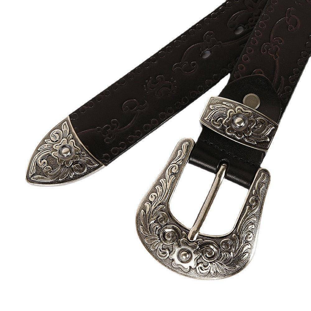 Custom Western Leather Belt For Men, Osyka Model