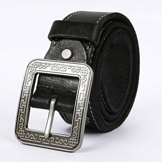 Custom Western Leather Belt, For Men, Wauna Model - Leather Purse Backpack