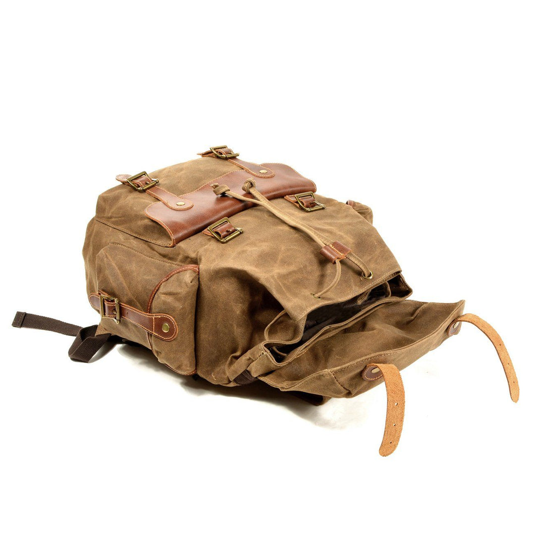 Classic Old School Backpack – Vintage-Style, Durable Canvas Bag for Daily Use