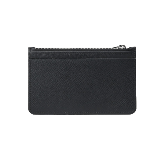Compact Unique Black Leather Card Holder - Leather Purse Backpack