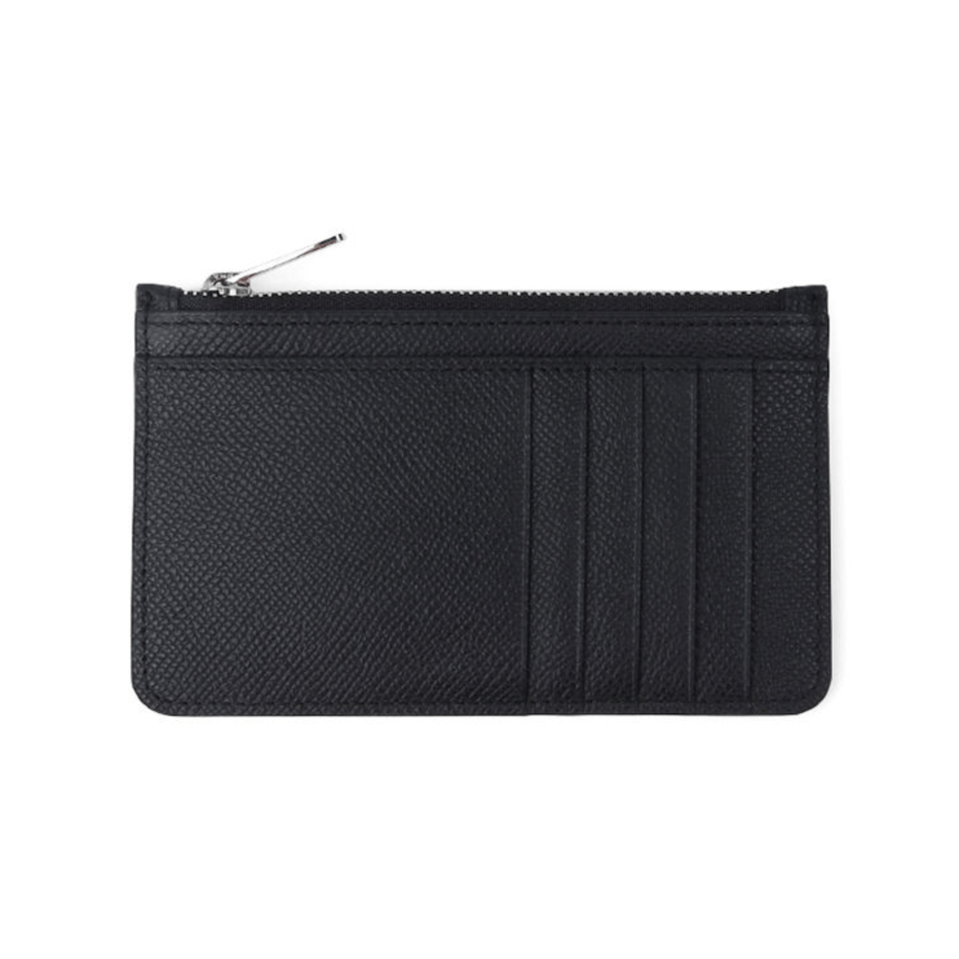 Compact Unique Black Leather Card Holder - Leather Purse Backpack