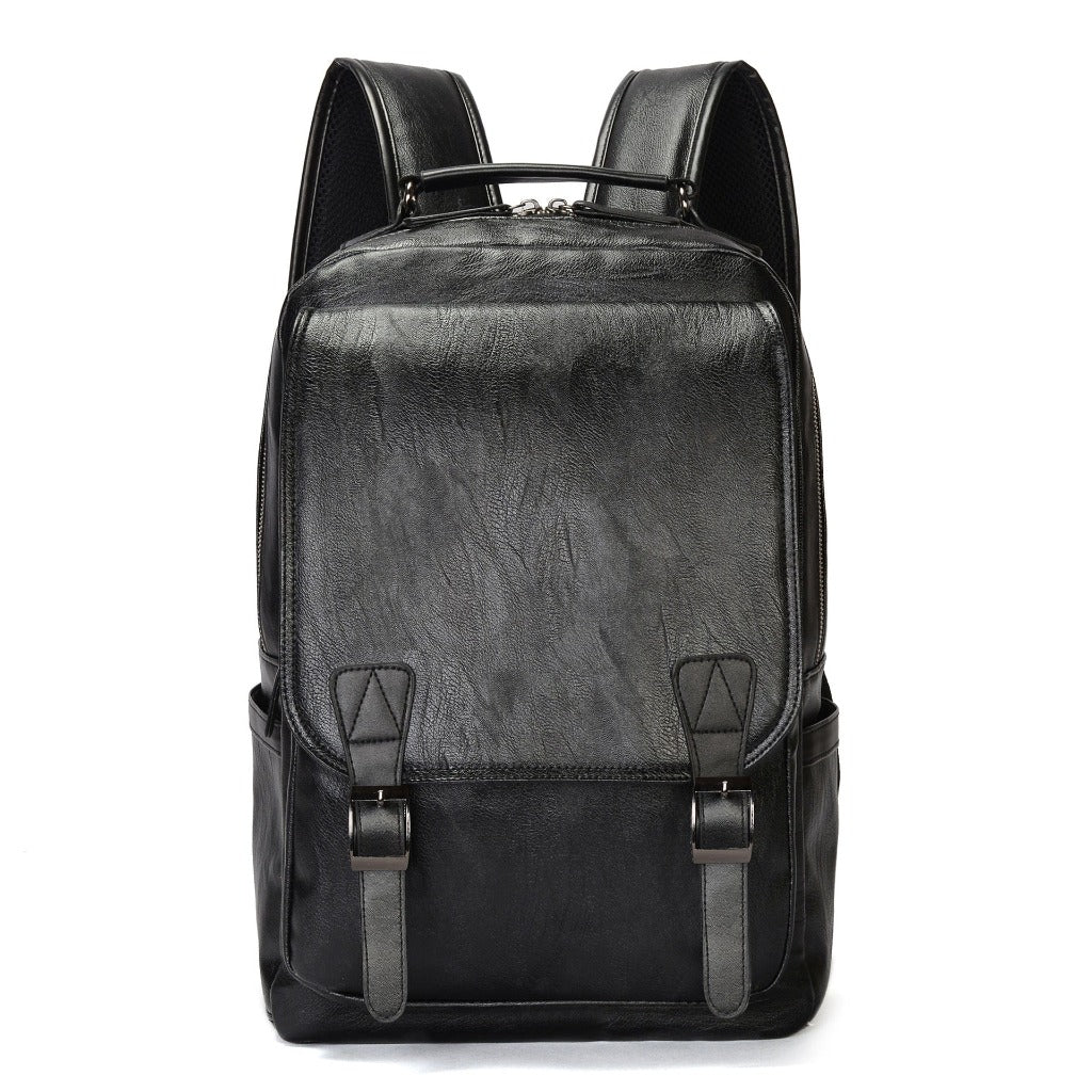 designer small leather backpack Designer Classic Black Leather Backpack