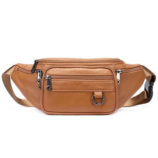 High-quality leather fanny pack for men