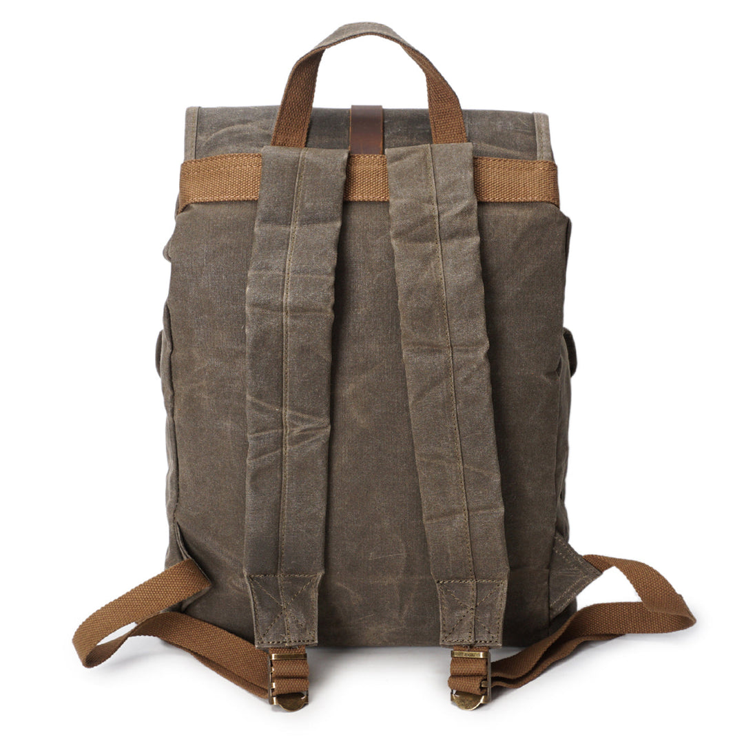 Stylish Vintage Rucksack with Durable Fabric and Timeless Appeal