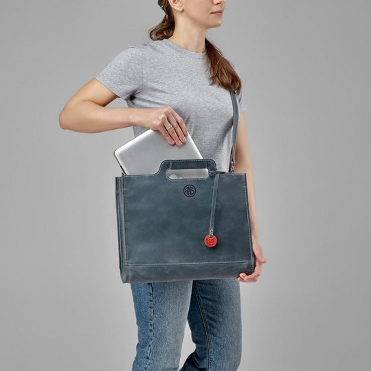Leather Laptop Bag, MacBook Bag, Briefcase for Laptop