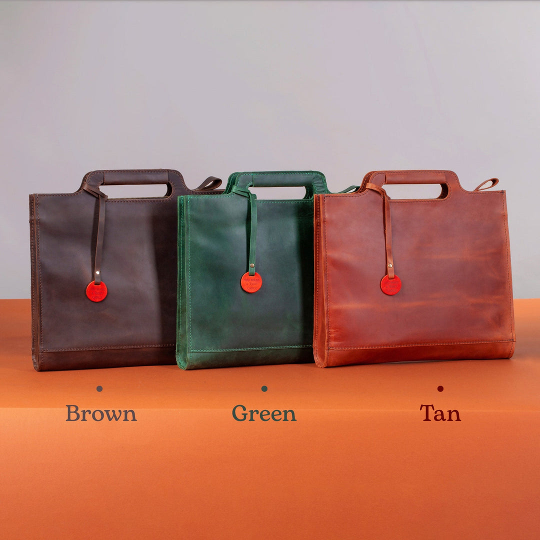 Leather Laptop Bag, MacBook Bag, Briefcase for Laptop