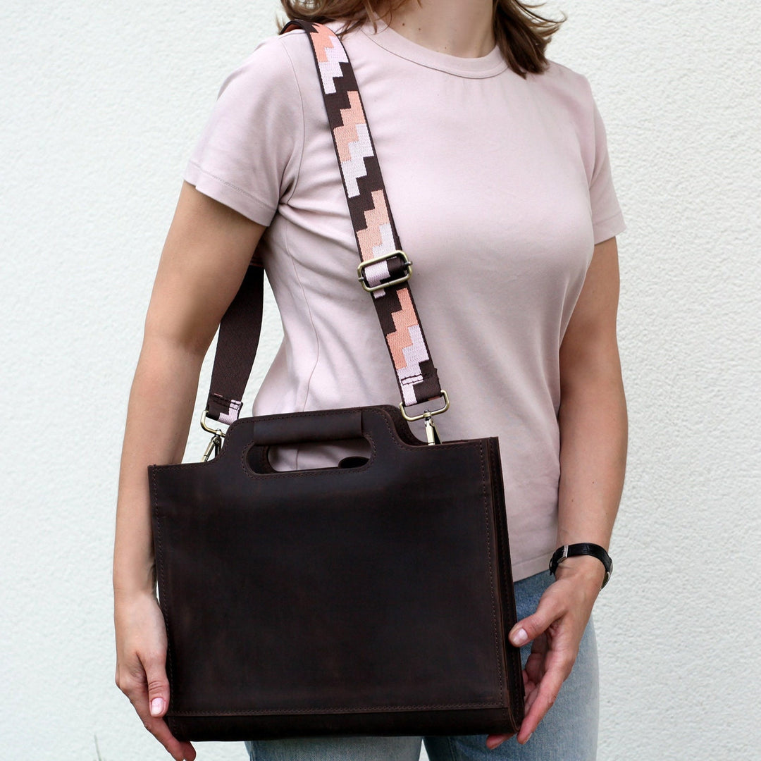 Leather Laptop Bag, MacBook Bag, Briefcase for Laptop