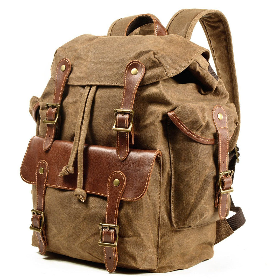 Classic Old School Backpack – Vintage-Style, Durable Canvas Bag for Daily Use