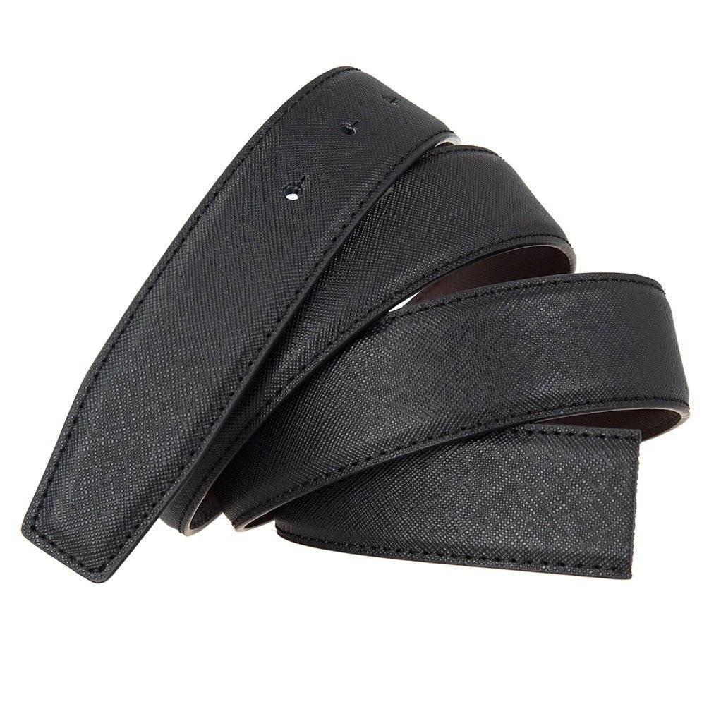 Leather Belt Strap, For Pin Buckles, Reversible, Django Model - Leather Purse Backpack