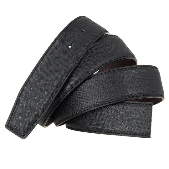 Leather Belt Strap, For Pin Buckles, Reversible, Django Model