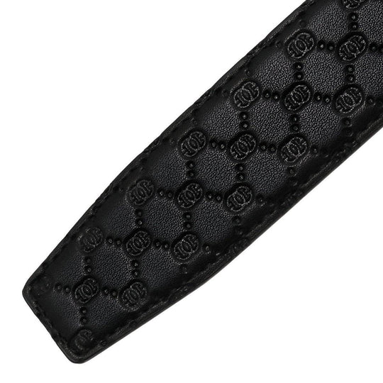 Leather Belt Strap, Quilted Appearance, Marius Model