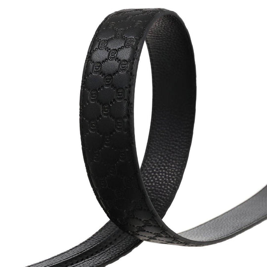 Leather Belt Strap, Quilted Appearance, Marius Model