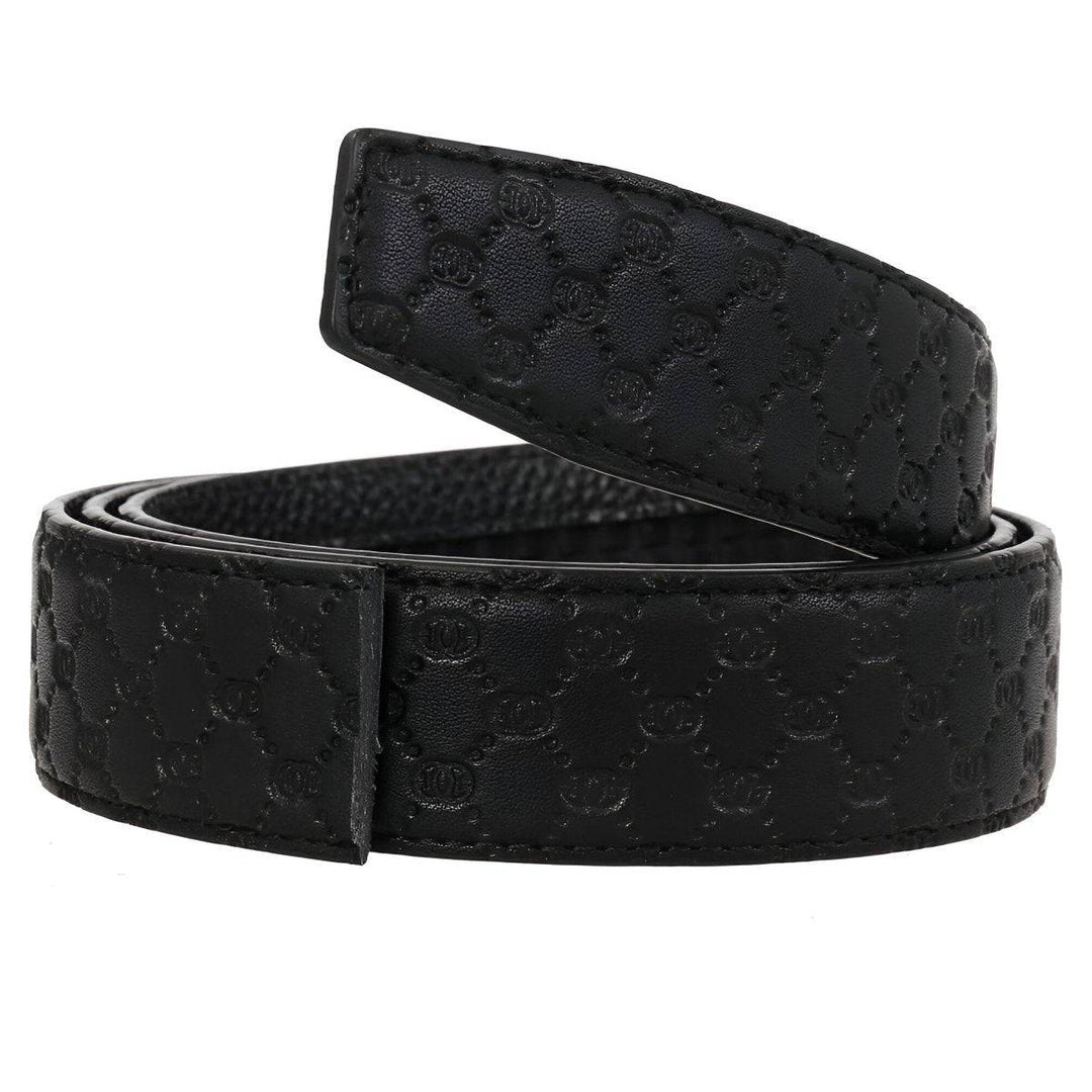 Leather Belt Strap, Quilted Appearance, Marius Model